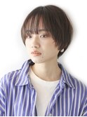 マッシュショート／アッシュベージュ／表参道／30代40代50代