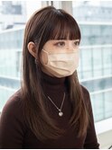 【白川】20代30代40代ぱっつん前髪ローシニヨン23.5.10