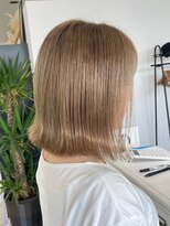 アフューズバイストゥー(Vfuse by StueW)&nbsp;外ハネボブ×ゴールド［岡山][倉敷][水島］