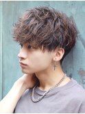 ツイスパ前下がりショート