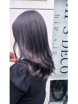 ヒップスデコ(Hip's deco)&nbsp;【ブリーチ1回】ラベンダーグレージュ☆1e1