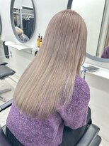 ヒビヲ(HIBIO)&nbsp;ミルクティーベージュハイライトカラーハイトーンケアブリーチ