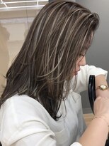 パトゥ 烏丸(patou)&nbsp;ハイライトレイヤーカットダブルカラーオージュア