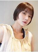 顔まわりレイヤー/切りっぱなし/ボブ/レイヤーカット