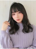 《Agu hair》韓国バング×ゆる巻×numberA.トリートメントオイル