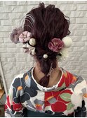 袴×ヘアアレンジ
