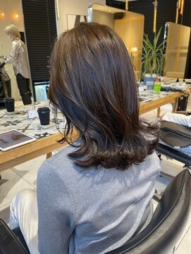 ガリカ 渋谷(Gallica) 【mami】地毛風カラーxナチュラルなくびれセミディ