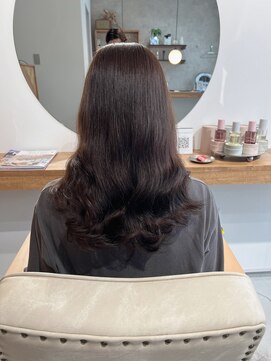 ブーケ(bouquet) ロングコテ巻き風パーマ