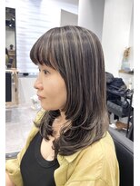 フォーク(FOLK)&nbsp;YAMATO 細め白髪ぼかしハイライト