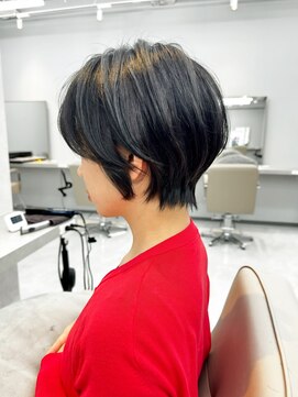 ネイロ 北千住(NeiRo) 大人ショートボブ丸みショートカットマッシュショート前髪あり