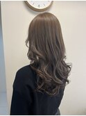 アッシュグレージュカラー♪