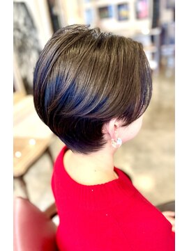 サーティエイト(38) センターパート ハンサムショート/カット/ボブ/髪質改善/