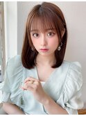【NEW OPEN】小顔前髪あり後れ毛サイドバングメルティカラー