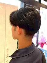 ルーチェココ ブラン(Lu'ce coco blanc)&nbsp;ブルーブラックナチュラルマッシュ×スキンフェード