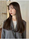 オリーブベージュ　グレージュ　透明感カラー　髪質改善　丸の内