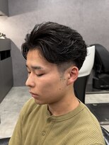 リッチブランドアンドコー(Rich Brand&Co) 七三フェード ビジネスマン メンズカット フェードカット