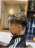 【大人気】センターパート×フェードカット
