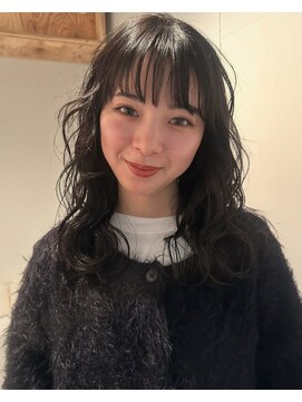 スワッグ(swag) 似合わせカットセミウェットウェーブルーズヘアこなれヘア