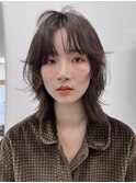 ハッシュカット　ニュートラルブラウン