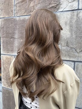 ティエラ 原宿 表参道(Tierra) 【Tierra桑原圭太】ケアダブルイルミナカラー　オリーブベージュ