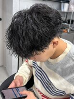 エルマーク メンズパーマ 心斎橋(L-MARK)&nbsp;スペインカール/スパイラルパーマ/フリンジ/フェード