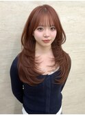顔まわりレイヤーカットハッシュカットハイレイヤー骨格補正