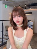 透明感カラーとワンホンレイヤーで小顔ヘア