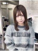 ダークブルー/デジタルパーマ/ワンホンレイヤー[渋谷]