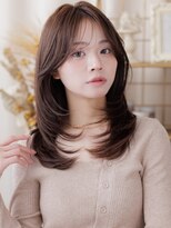 カバーヘアアンドスパ ブリス 浦和(COVER HAIR&SPA bliss)&nbsp;ダークグレージュブリーチなしウルフシャギーカット20代a浦和