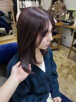 ヘアーループセラデザインワークス(Hair ruup Sela design works) 艶感たっぷり♪透明感バイオレットカラー