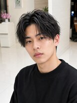 シキブフクヤマ(SIKIBU FUKUYAMA)&nbsp;センターパートニュアンスパーマ