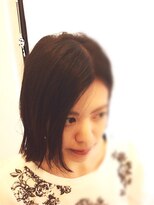 ショア(shore)&nbsp;ハイセンス！切りっぱなし風バッツンボブ☆