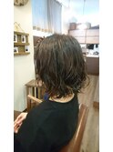 しっかりカールミディアムボブ