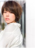 NORAERI★小顔カット得意◎丸顔カバー大人女子マッシュショート