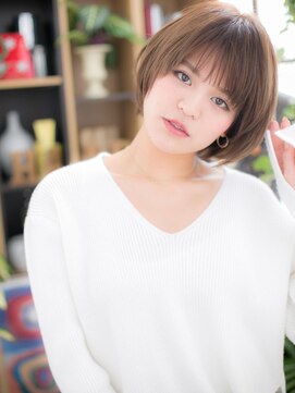 カバーヘア ブリス 大宮西口(COVER HAIR bliss) ■bliss大宮10-4★■自然体の魅力♪万能!小顔前下がりボブ