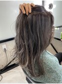 アッシュグレー×エアタッチハイライト