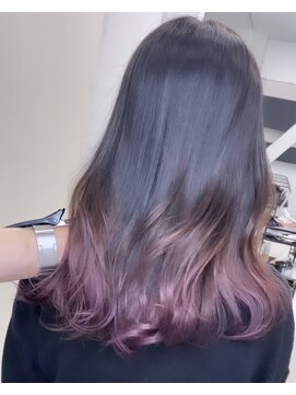 アライブ キチジョウジ(ALIVE Kichijoji) エアータッチバレイヤージュ白髪ぼかし／ケアブリーチハイライト