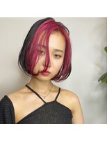 プラスディー(+D)&nbsp;フェイスフレーミングカラー／ピンク