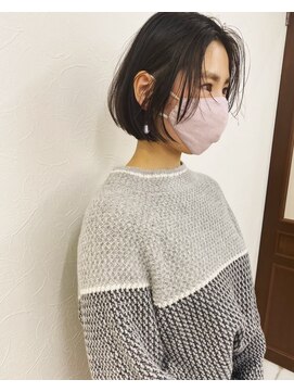 エル 桜山(yel) 柔らかボブ/髪質改善/インナーカラー/ケアブリーチ/くせ毛/