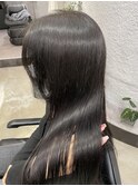 ヘアリセット＆髪質改善艶ストレート、髪質改善ストレート