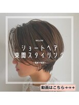 ウィロー(WILLOW)&nbsp;【WILLOW京橋/都島】ショートヘアのスタイリング方法(井下貴史)