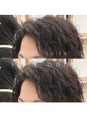 ツイストスパイラルパート分けバング