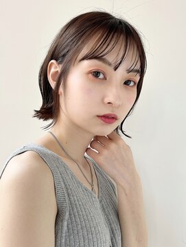 シスタ(SISTA) 【SiSTA】田中外ハネボブ切りっぱなしボブ似合わせカット