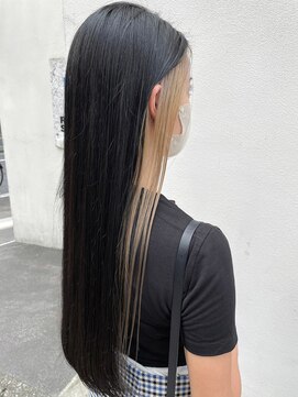 マジコ 下北沢本店(Magico) ダブルカラーインナーカラーホワイトベージュケアブリーチ