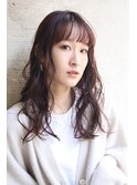 透けバング/大人可愛いパーマ●20代30代40代前髪あり【HIYORI】