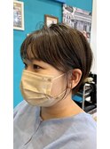 人気 耳掛けショートスタイル