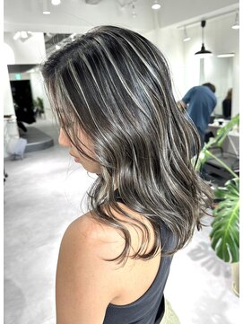 シエラ 南船場(CIERA.) サマーハイライト アッシュブラック ミルクティーピンク