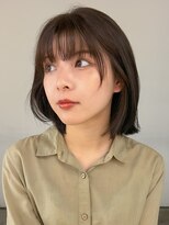 トレス(TRESS)&nbsp;ボブ　前髪　後毛　顔周り　ブラウン　原宿　表参道　渋谷