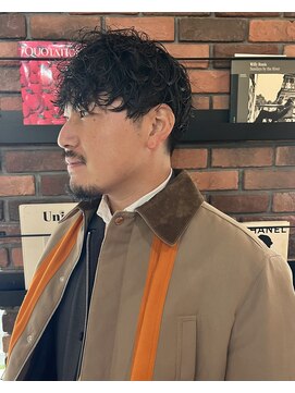 アッドバイケーツー 心斎橋(add by k-two Men's) ツイストスパイラルパーマ×大人デザイン★攻めたカジュアルヘア