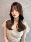 【五島巨幹】レイヤーカット/前髪/韓国風/くびれヘア/顔周り